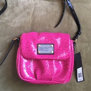 MARC BY MARC JACOBS POP PINK  CROSSBODY BAG